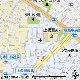 東京都板橋区東山町45周辺の地図