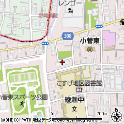 都営小菅三丁目アパート第１号棟周辺の地図