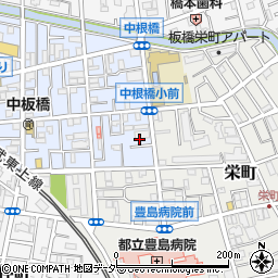 東京都板橋区中板橋1周辺の地図