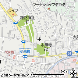 東京都練馬区西大泉3丁目11-19周辺の地図