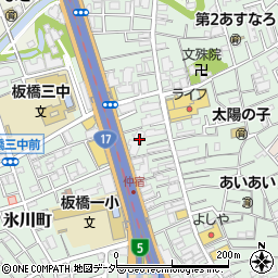 東京都板橋区仲宿56周辺の地図