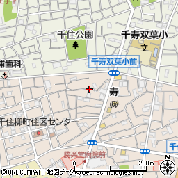 東京都足立区千住柳町33周辺の地図