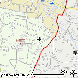 東京都武蔵村山市神明2丁目113-5周辺の地図