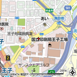 松屋 王子1丁目店周辺の地図