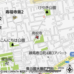南松寺周辺の地図