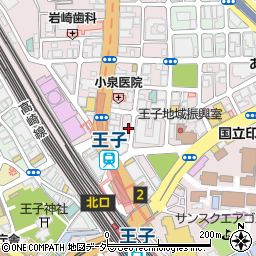 東京都北区王子1丁目15-6周辺の地図