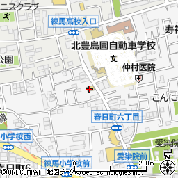 ガスト練馬春日町店周辺の地図
