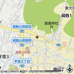 東京都東大和市蔵敷2丁目320周辺の地図