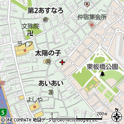 東京都板橋区仲宿21周辺の地図