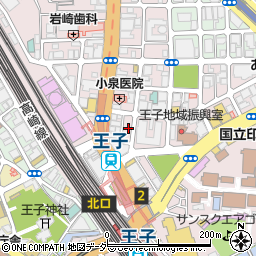 東京都北区王子1丁目15周辺の地図