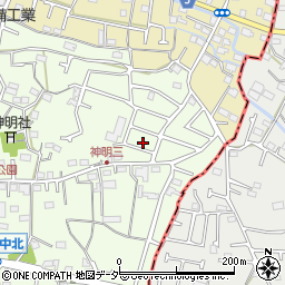 東京都武蔵村山市神明2丁目112-9周辺の地図