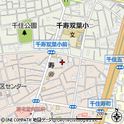 東京都足立区千住寿町26周辺の地図