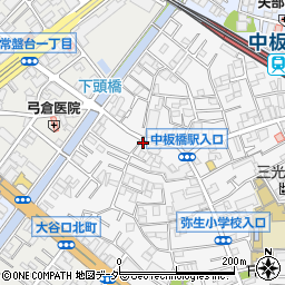 エコロパーク中板橋第２駐車場周辺の地図