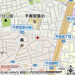 東京都足立区千住寿町27周辺の地図