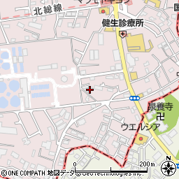 千葉県松戸市栗山61周辺の地図