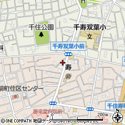 まいばすけっと千住柳町店周辺の地図