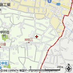 東京都武蔵村山市神明2丁目112-10周辺の地図