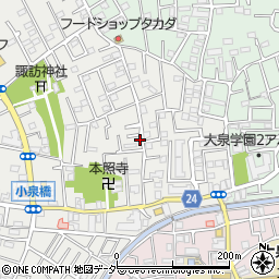 東京都練馬区西大泉3丁目11-30周辺の地図