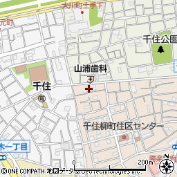 東京都足立区千住柳町41周辺の地図