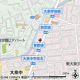 ファミリーマート大泉学園橋店周辺の地図