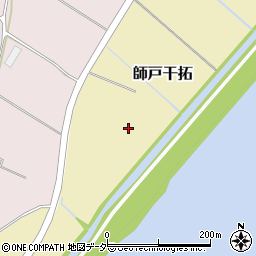 千葉県印西市師戸干拓周辺の地図