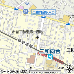 千葉アカデミー船橋二和校周辺の地図