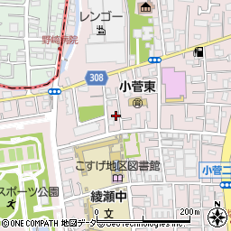 千代田荘周辺の地図