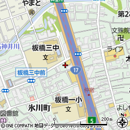 東京都板橋区氷川町19周辺の地図