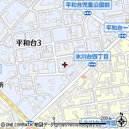東京都練馬区平和台3丁目16周辺の地図