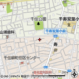 東京都足立区千住柳町35周辺の地図