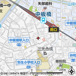 一建設株式会社　板橋営業所周辺の地図