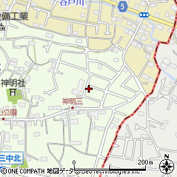東京都武蔵村山市神明2丁目112-1周辺の地図