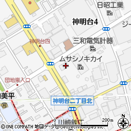 東京都羽村市神明台4丁目7-1周辺の地図