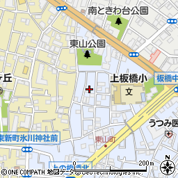 東京都板橋区東山町44周辺の地図