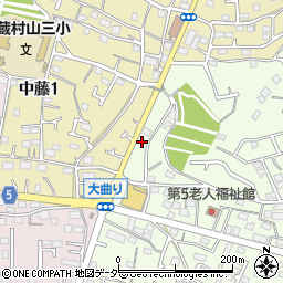 東京都武蔵村山市神明2丁目25周辺の地図