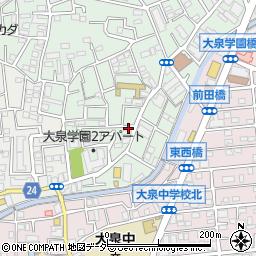 カギの１１０番・青井ロック２４時間・練馬区受付センター周辺の地図