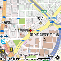 東京都北区王子1丁目23周辺の地図