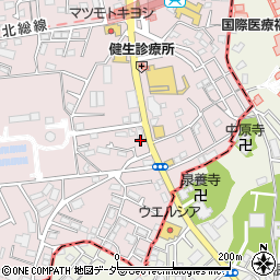 千葉県松戸市栗山55周辺の地図