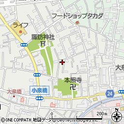 東京都練馬区西大泉3丁目11-18周辺の地図