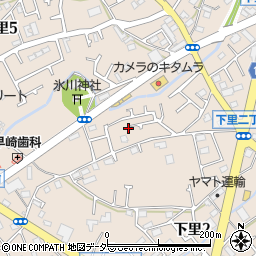 東京都東久留米市下里2丁目10周辺の地図