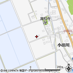 山梨県韮崎市中田町小田川1880周辺の地図