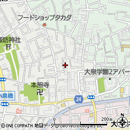 東京都練馬区西大泉3丁目4-10周辺の地図