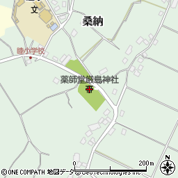 薬師堂厳島神社周辺の地図