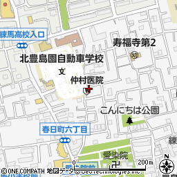 仲村医院周辺の地図
