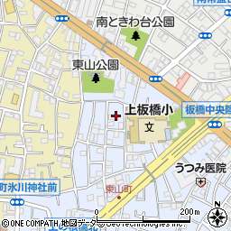 東京都板橋区東山町46周辺の地図