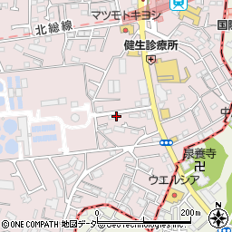 千葉県松戸市栗山48周辺の地図
