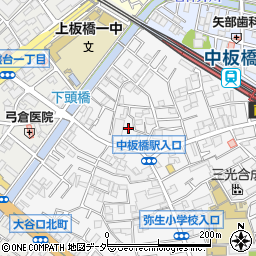 東京都板橋区弥生町49周辺の地図