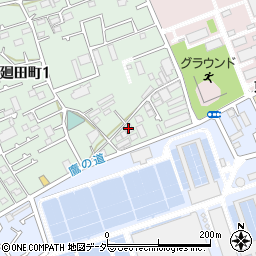 萩山研磨工業所周辺の地図