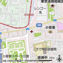 綾瀬ガーデンハウス周辺の地図