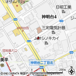 西東京ミツウロコ株式会社周辺の地図